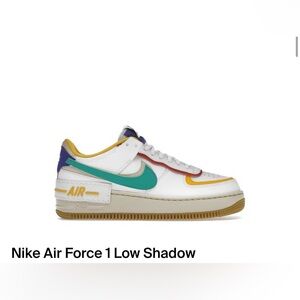 Nike Air Force 1 Shadow Sneakers in Summit White Sz 9   CI0919-118